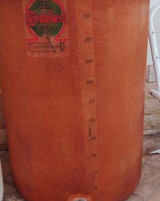 Contenitore Botte  vino in vetroresina 300  lt 👍