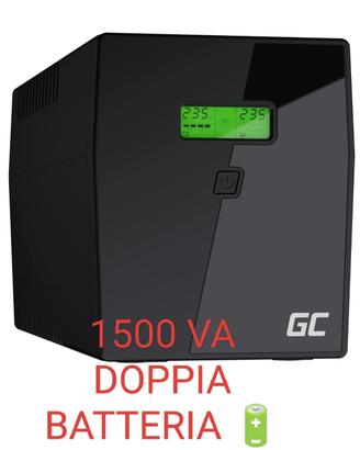 Gruppo Continuità UPS 1500VA (900W) green cell