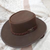 cappello in pelle australiano 