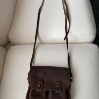 Borsetta marrone in Nabuk