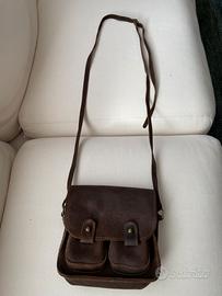 Borsetta marrone in Nabuk