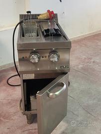 Friggitrice a due vasche Lt 7+7 elettrica