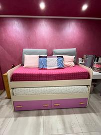 Doppio letto estraibile