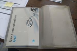 libretto uso e manutenzione golf mk3 con astuccio