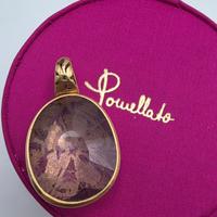 CIONDOLO POMELLATO ORO ARABESQUE AMETISTA