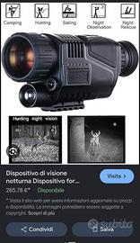 Visore Notturno ottica foto video