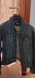 giubbino in jeans Guess dipinto a mano
