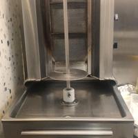 macchina per kebab a gas