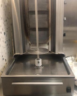 macchina per kebab a gas