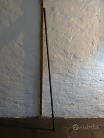 Bilanciere dritto in acciaio 200 cm (foro del 28)
