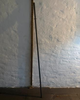 Bilanciere dritto in acciaio 200 cm (foro del 28)