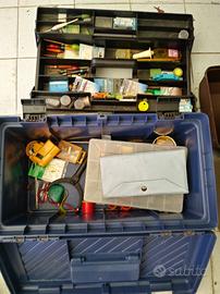 Canne da pesca + materiale