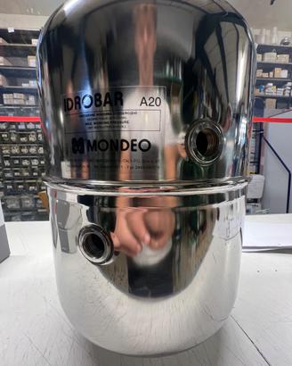 Vaso inox lt 20 senza membrana idrobox 20