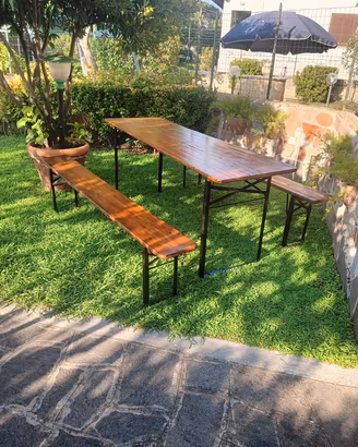 TAVOLO E PANCHE BIRRERIA 
