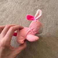 Rabbit coniglio peluche pink