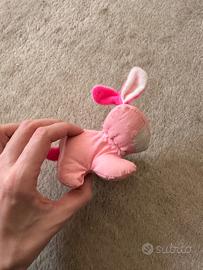 Rabbit coniglio peluche pink