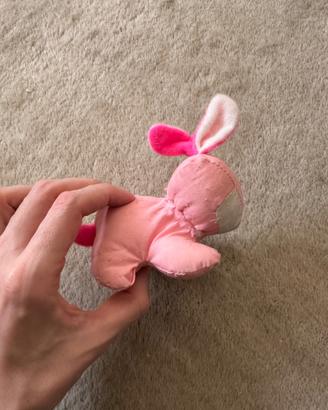 Rabbit coniglio peluche pink