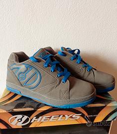Scarpe a rotelle Heelys grigie e blu n 38