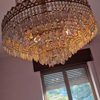 Lampadario con cristalli Swarovski + 2 applique