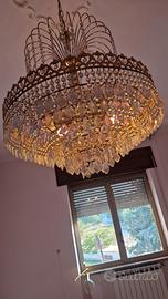 Lampadario con cristalli Swarovski + 2 applique