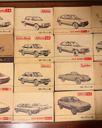 Alfa Romeo libretti e ricambi Giulia Biscione