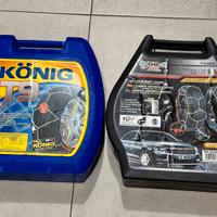 2 PAIA CATENE DA NEVE 9 MM. NUOVE