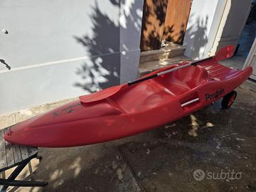 Kayak canoa rigida posto singolo
