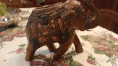 elefante antico bronzo e zinco