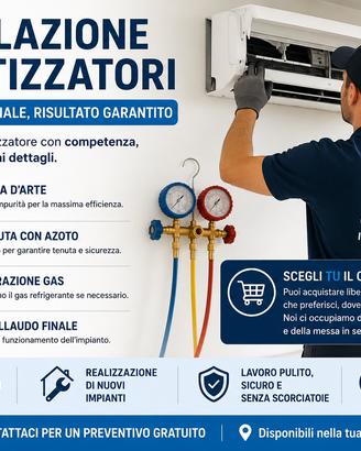 Installazione climatizzatori ed Elettricista