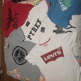 T-shirt LEVIS- BOY- NAPAPIJRI- PYREX ORIGINALI 