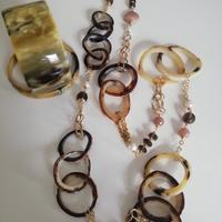 set collana e due bracciali 