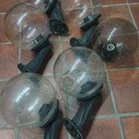 sfere per lampioni diverse. 