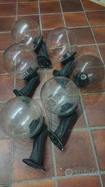 sfere per lampioni diverse. 