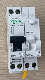 Magnetotermico Differenziale Schneider 300 mA