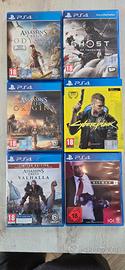 Blocco 6 Giochi PlayStation 4 PS4 (Ghost of Tsushi