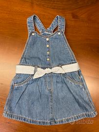 Salopette gonna x bimba 12 mesi nuova