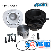 Gruppo termico 112cc Polini D.57,5 Vespa 50 Speci