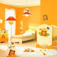  cameretta azur legno massello tema savana