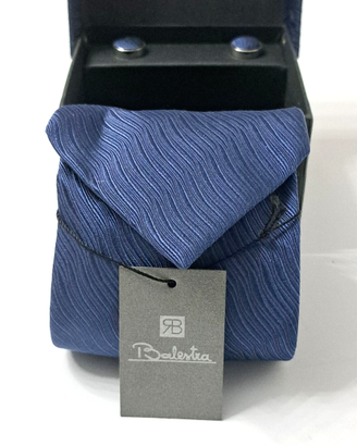 SET CRAVATTA E GEMELLI *RENATO BALESTRA_SETA 100%