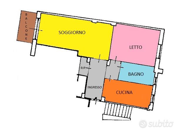 Bilocale portonaccio - adiacente stazione tiburtin