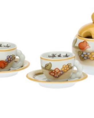 Set 2 tazzine con zuccheriera country Thun nuovo