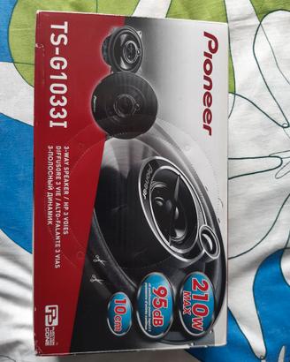 Pioneer , 10 cm , 3 vie , 210 w Max, 95 Db, NUOVI