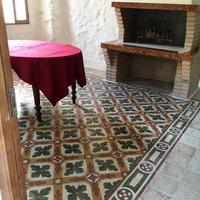 Pavimenti cucina in graniglia di marmo d'epoca