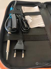 Kit Saldatore A Stagno SREMTCH 60W - 10 In 1 Con 5 Punte, Temperatura Regolabile 200-450&deg;C