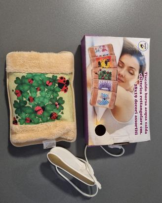 borsa acqua calda con tasca scalda mani