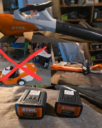 atrezzatura da giardinaggio stihl