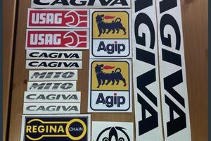 Adesivi Cagiva Mito 1990 + Sponsor Kit Completo