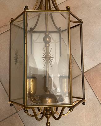 Lampadario pendente rustico