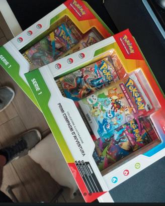 2 Box Pokémon primi compagni d'avventura Serie 1