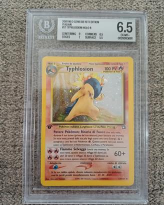 Typhlosion neo genesis #17 1 edizione  BGS 6,5
